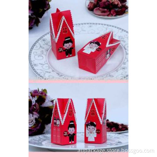 Candy box coming in beautiful shape, customized size and material, excellent printing